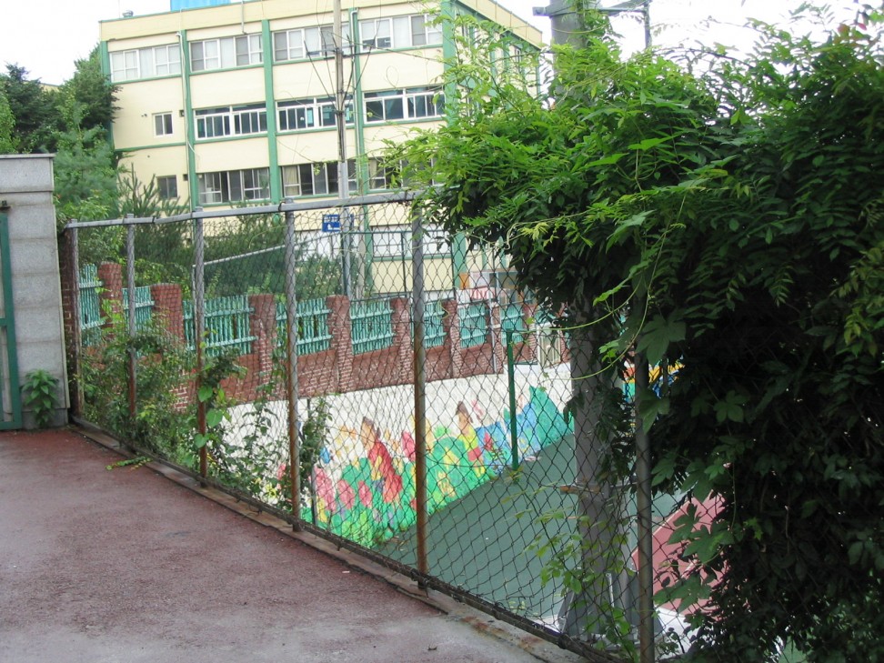 학교울타리교체1